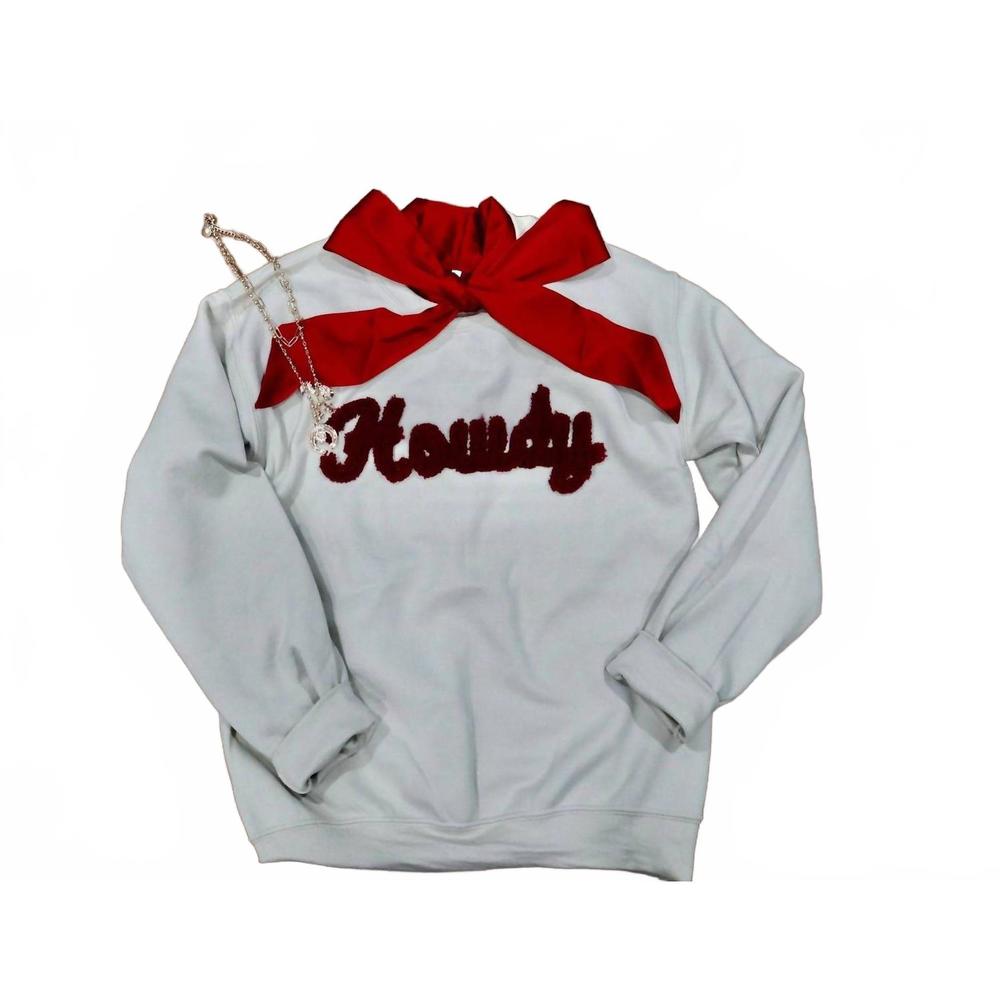 NEW BLING A GOGO howdy sweatshirts in beige